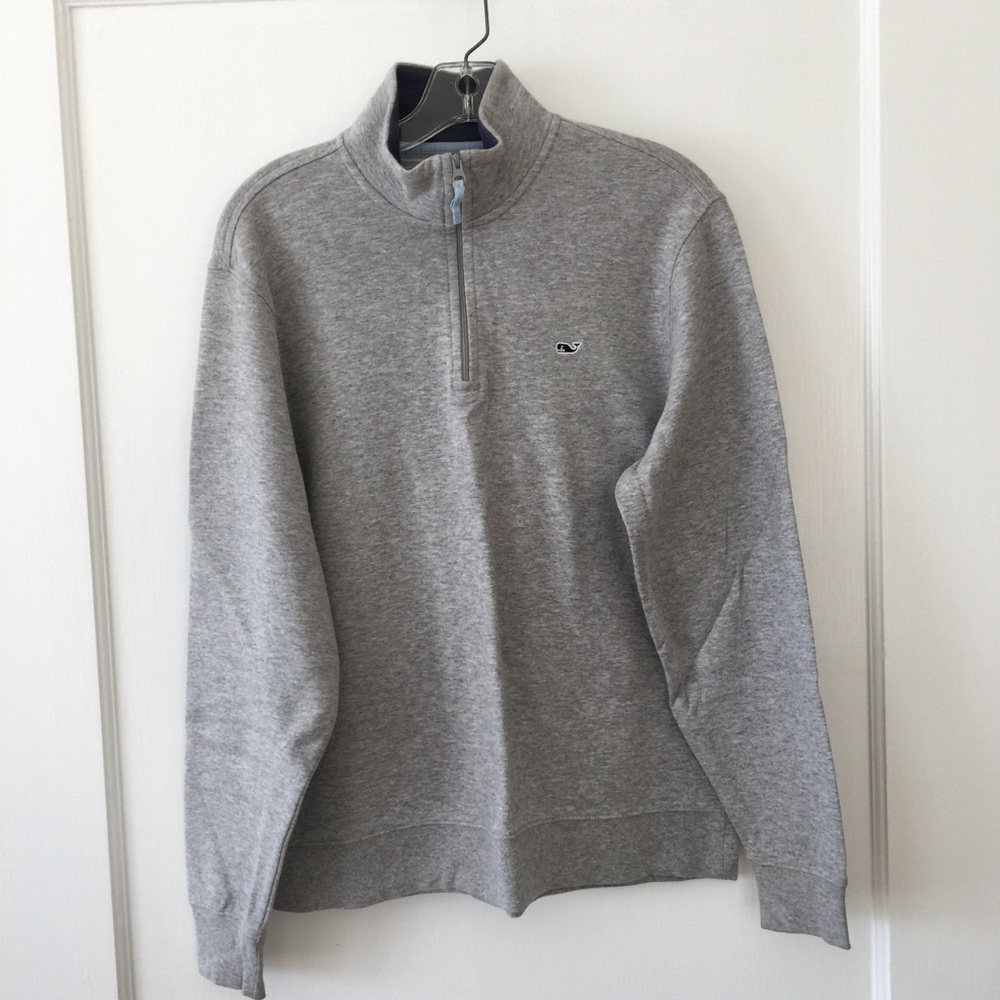 Vineyard Vines Grey Quarter Zip